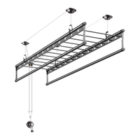 金贵夫人 升降晾衣架 1.5米四杆 不带衣架+8根横杆
