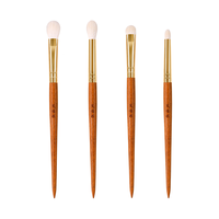  ENERGY/艾诺琪 提纯细光峰羊毛 眼部化妆刷套装  4支 橙