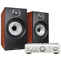 Bowers&Wilkins/宝华韦健 HIFI音响 书架式音箱套装 相思木