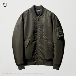 优衣库 J+合作款 【男女同款】防泼水高性能复合飞行员羽绒夹克外套 485339