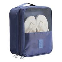 乐活旅行 鞋子收纳袋拖鞋鞋包鞋多功能鞋袋装鞋三层包旅游出差必备用品