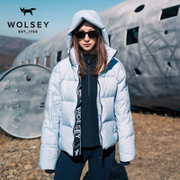 WOLSEY鸭绒服PolarX面包服男女户外防风寒轻量化保暖滑雪外套 海军蓝色 L 175
