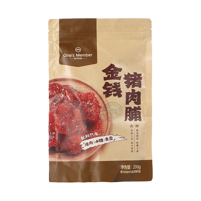 One's Member 金钱猪肉脯 200g
