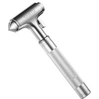 沿途 汽车安全锤全金属钨钢头多功能应急救援锤车载用逃生锤破窗器 F06