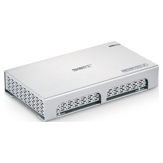  DATABUS/存储巴士 铝质散热 3.5英寸移动硬盘盒  银色 0TB