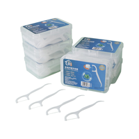 居品家 50根 高分子细滑牙线棒 盒装