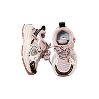 天美意天美意童鞋2025年秋季女童网面透气老爹鞋男童轻便百搭休闲鞋 粉色 26