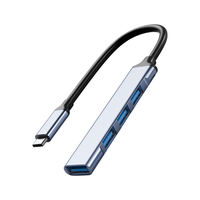 ULT-unite 高速四口 Type-c转USB分线器 1.8米