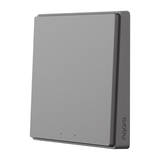 Aqara绿米联创无线开关D1单键 随意贴 已接入米家/HomeKit 远山灰