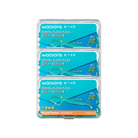watsons 屈臣氏 薄荷味圆线护理牙线棒