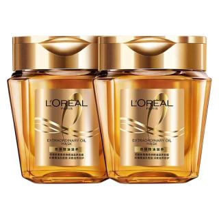 巴黎欧莱雅L'OREAL PARIS 莱雅黄金发膜奇焕精油滋养护发免蒸柔顺防毛躁干枯受损头发护理