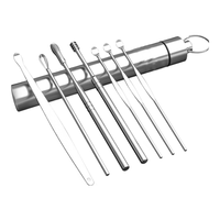  京小迪 耳朵清洁 挖耳勺套装+不锈钢7件套