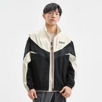 特步 XTEP 双层风衣男秋冬保暖户外防风防寒运动风衣时尚百搭