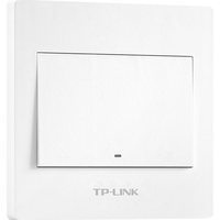 TP-LINK 普联 无线智能面板开关 智能灯控墙壁感应定时开关智能联动wifi手机远程居Wi-Fi零火版单键SWA110