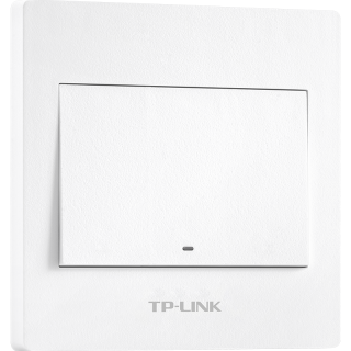 TP-LINK 普联 无线智能面板开关 智能灯控墙壁感应定时开关智能联动wifi手机远程居Wi-Fi零火版单键SWA110