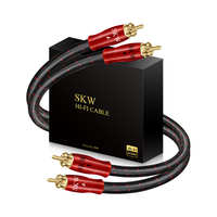 SKW 发烧级4N无氧铜 音频线 1米