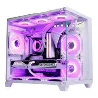 航嘉s900/s920暴风雪海景房机箱电脑台式主机游戏matx白色240水冷