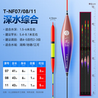 小凤仙浮漂T-NF三支装全套高灵敏野钓浮漂套装纳米加粗醒目鱼漂