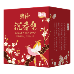 蜂花 沉香皂105g*3块香氛皂洁面皂洗脸沐浴肥皂洗手清洁不紧绷男女士用