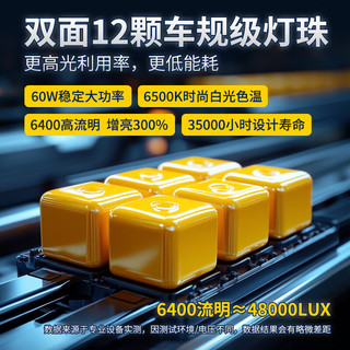 海拉（HELLA）汽车LED大灯长安CS35755逸动睿骋cc欧尚X5悦翔科赛远/近光白光LED
