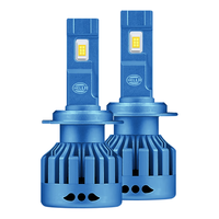 海拉(HELLA)100w汽车LED大灯H4 灯泡LED车灯H19远近一体激光灯 6500K高亮白光
