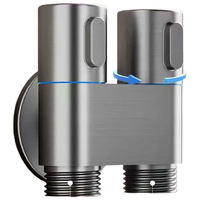 康宝 加厚全铜主体水龙头一进二出三通角阀脱落止水马桶伴侣喷枪