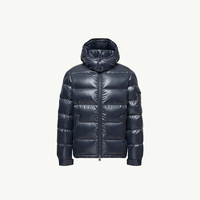 MONCLER Maya男士连帽短款羽绒夹克外套- 海军蓝色 XL (4)