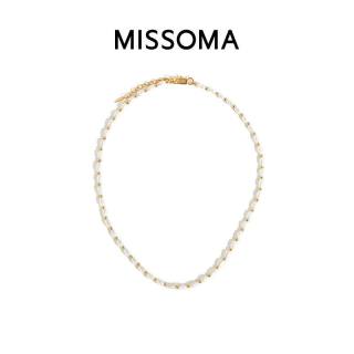 MISSOMA 米粒珍珠串珠锁骨链 21cm-50cm PL-G-N9-WP