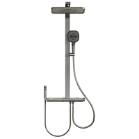 惠达（HUIDA）淋浴花洒增压套装数显手持家用钢琴键增压顶喷全套DW920