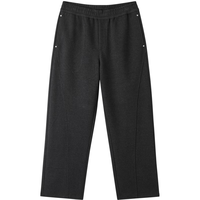 gxgjeans 【限时五折】 美式铆钉设计简约宽松休闲长裤 黑灰