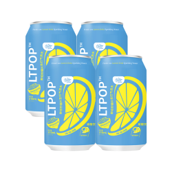 萨瑞斯 0糖0脂0卡鲜切柠檬苏打水310ml*4 真柠檬原味苏打水 清爽解腻汽水