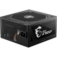 微星(MSI) 额定650W/750W/850W 迫击炮 电源 80LUS 机箱电源 静音 日系电容 MPG A750GF 金牌全模750W
