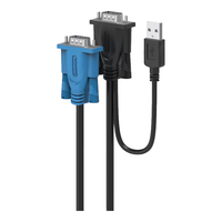 MT-viki 迈拓维矩 USB吊头线 kvm切换器专用KVM线 5米