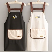 居家家 时尚厨房围裙 防水防油 卡通餐饮专用 男工作服