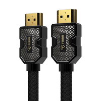 FIBBR 菲伯尔 F-H3M-SFT8K HDMI2.1 视频线缆 2m 黑色