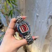 时刻美 复古男女百搭石英手表