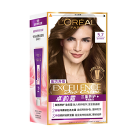 L'OREAL PARIS 巴黎欧莱雅 卓韵霜赋活养护染发霜 #5自然浅棕色 1盒