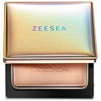 ZEESEA 滋色 清透丝盈粉饼 雾面柔光妆效 #H03自然色 幻彩鎏金盘 8g