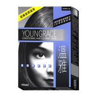  Youngrace/温雅 染护合一 染发膏  自然黑 100ml*2