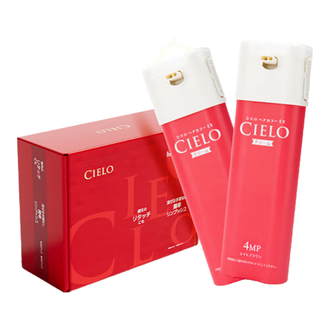 CIELO 染发霜（红盒） 持久不易掉色  枫棕色 2瓶