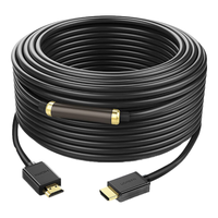 UGREEN 绿联 HD104 HDMI1.4 视频线缆 25m 黑色