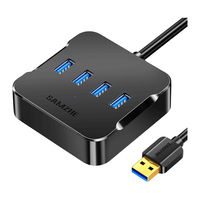 山泽 USB分线器 0.5米HUB04