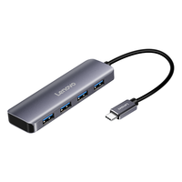 Lenovo 联想 F1-C04 Type-C拓展坞 四合一 深空灰