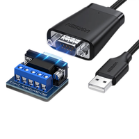 UGREEN 绿联 CM253 USB转RS485/422串口线 视频线缆 1.5m