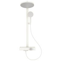 霍尼韦尔（Honeywell）除垢自洁淋浴花洒套装家用浴室淋浴器卫生间增压沐浴器大顶喷A011