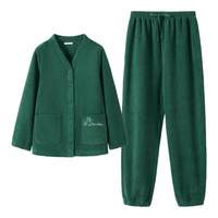 【松绒睡衣】伊维斯加绒睡衣加厚保暖家居服套装可外穿保暖衣