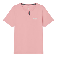 诺帝卡(NAUTICA)女装春夏凉感针织亲肤休闲短袖T恤女42TO04 珊瑚粉色6DR L