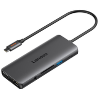 Lenovo/联想 4K60Hz投屏 Type-C扩展坞 读卡器 HDMI转接头 千兆网口 分线器