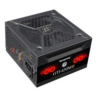 美商美商艾湃电竞 Apexgaming GTI650M 金牌(90%)ATX3.1 全模组电脑电源 650W 黑色