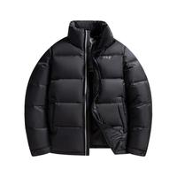 雪中飞2025冬新款男士短款羽绒服鹅绒舒适保暖百搭基础款面包服户外运动 红色|1235 4XL 195/108A